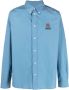 Kenzo Button-down overhemd Blauw - Thumbnail 1