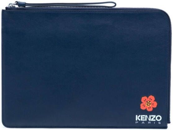 Kenzo Toilettas met logoprint Blauw