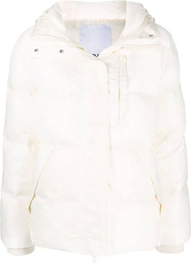 Kenzo Donsjack met capuchon Wit