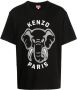Kenzo T-shirt met olifantprint Zwart - Thumbnail 1
