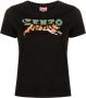 Kenzo T-shirt met borduurwerk Zwart - Thumbnail 1