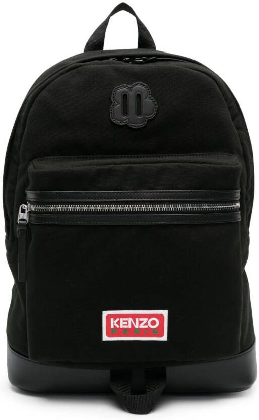 Kenzo Explorer rugzak met logopatch Zwart