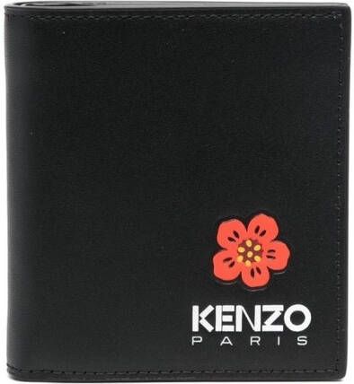 Kenzo Portemonnee met bloemenprint Zwart