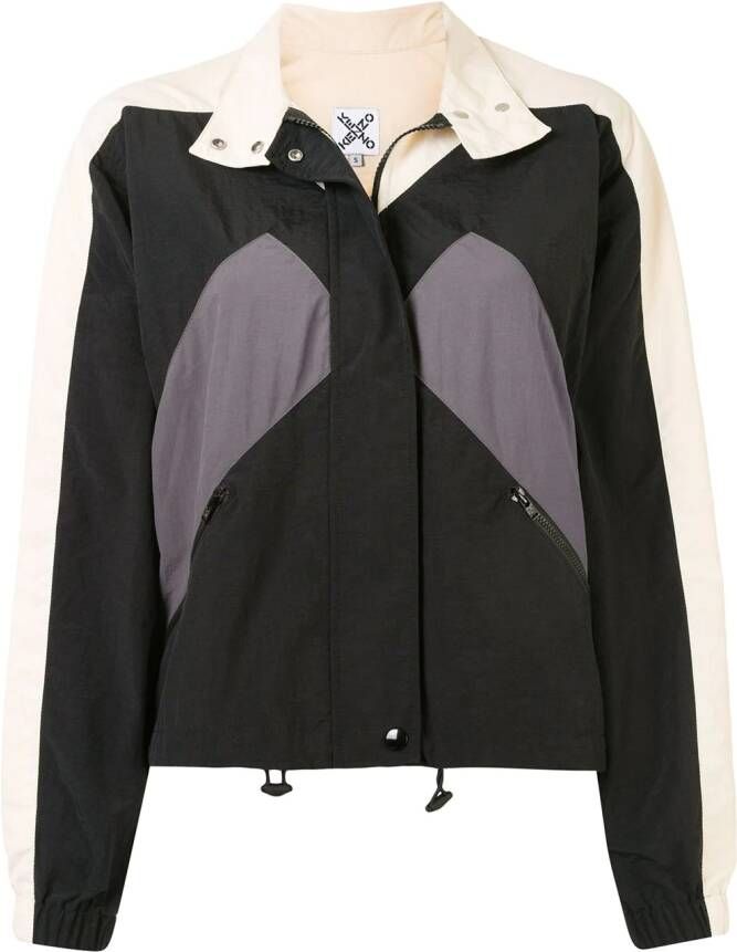 Kenzo Gestreept windjack Zwart