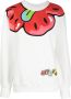Kenzo Sweater met grafische print Wit - Thumbnail 1