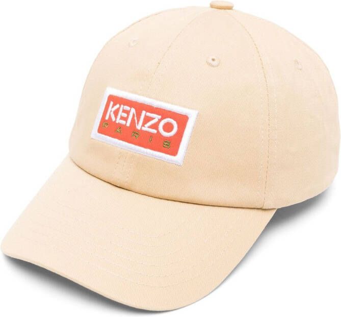 Kenzo Honkbalpet met geborduurd logo Beige