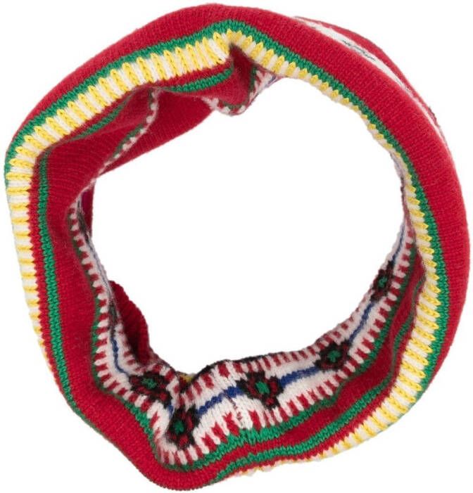 Kenzo Intarsia sjaal Rood