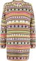 Kenzo Intarsia sweaterjurk Bruin - Thumbnail 1