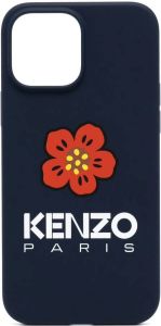 Kenzo iPhone 13 Max hoesje met logoprint Blauw