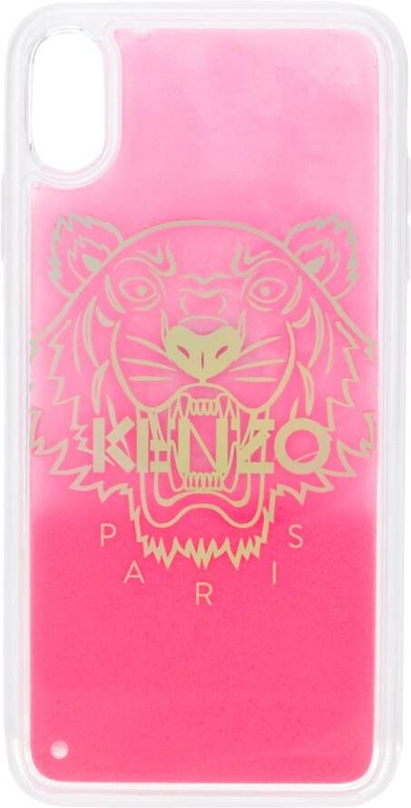 Kenzo iPhone XS Max hoesje met tijgerprint Roze