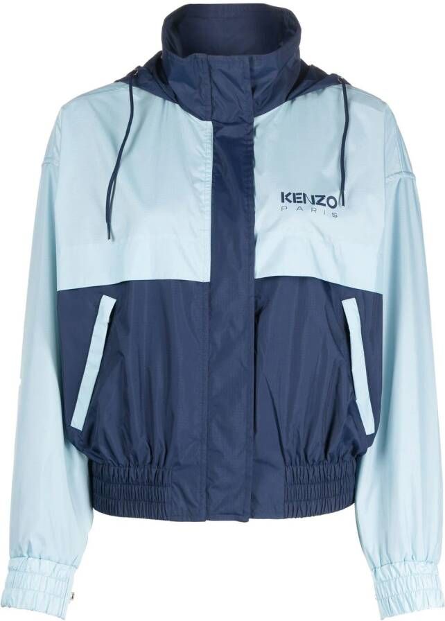 Kenzo Jack met capuchon Blauw