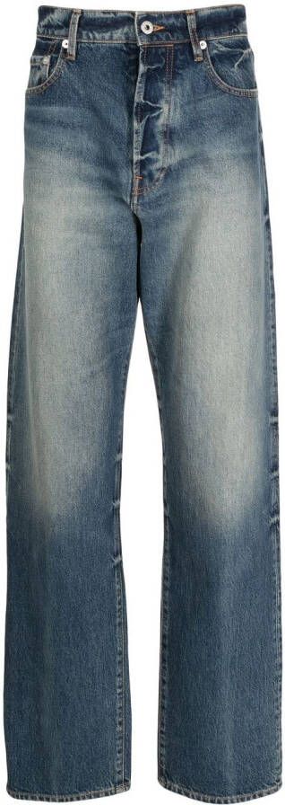 Kenzo Jeans met stonewashed-effect Blauw