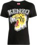 Kenzo Katoenen T-shirt Zwart - Thumbnail 1