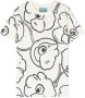Kenzo Kids T-shirt met bloe print Beige - Thumbnail 1