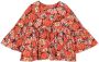 Kenzo Kids Shirt met bloe print Oranje - Thumbnail 1