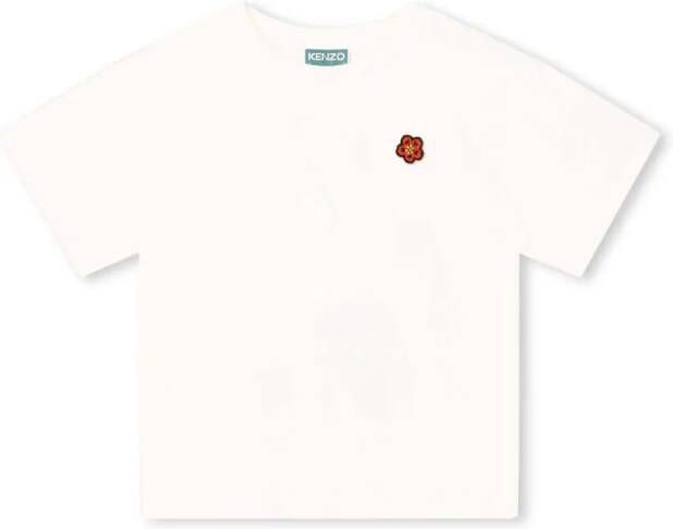 Kenzo Kids T-shirt van biologisch katoen Wit