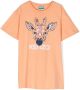 Kenzo Kids T-shirtjurk met print Oranje - Thumbnail 1