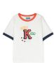 Kenzo Kids T-shirt met print Wit - Thumbnail 1