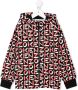 Kenzo Kids Hoodie met logoprint Zwart - Thumbnail 1