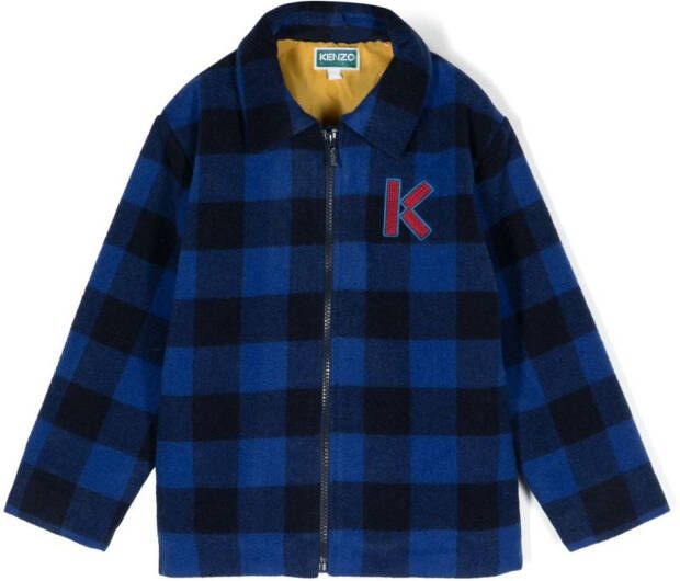 Kenzo Kids Jack met geborduurd logo Blauw