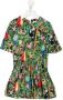 Kenzo Kids Jurk met jungleprint Groen - Thumbnail 2