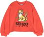 Kenzo Kids Katoenen sweater Oranje - Thumbnail 1