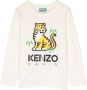 Kenzo Kids Katoenen sweater Wit - Thumbnail 1
