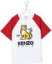 Kenzo Kids Katoenen T-shirt Wit - Thumbnail 1