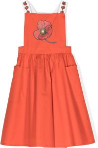 Kenzo Kids Mouwloze jurk Rood