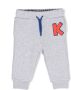 Kenzo Kids Legging met geborduurd logo Grijs - Thumbnail 1