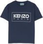 Kenzo Kids T-shirt met logoprint Blauw - Thumbnail 1