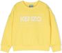 Kenzo Kids Sweater met logoprint Geel - Thumbnail 1
