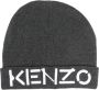 Kenzo Kids Muts met geborduurd logo Grijs - Thumbnail 1