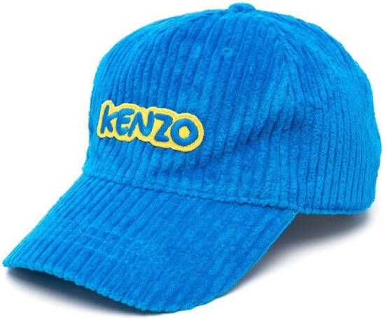 Kenzo Kids Pet met logopatch Blauw