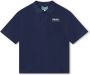 Kenzo Kids Poloshirt met logoprint Blauw - Thumbnail 1