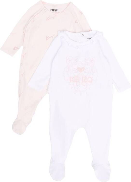 Kenzo Kids Pyjama met logodetail Roze