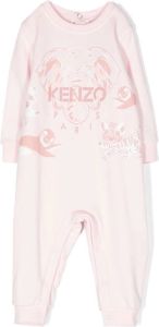 Kenzo Kids Fleece romper Roze