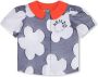 Kenzo Kids Shirt met bloe print Blauw - Thumbnail 1