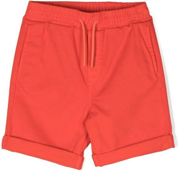 Kenzo Kids Shorts met geborduurd logo Rood