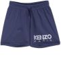 Kenzo Kids Shorts met logoprint Blauw - Thumbnail 1