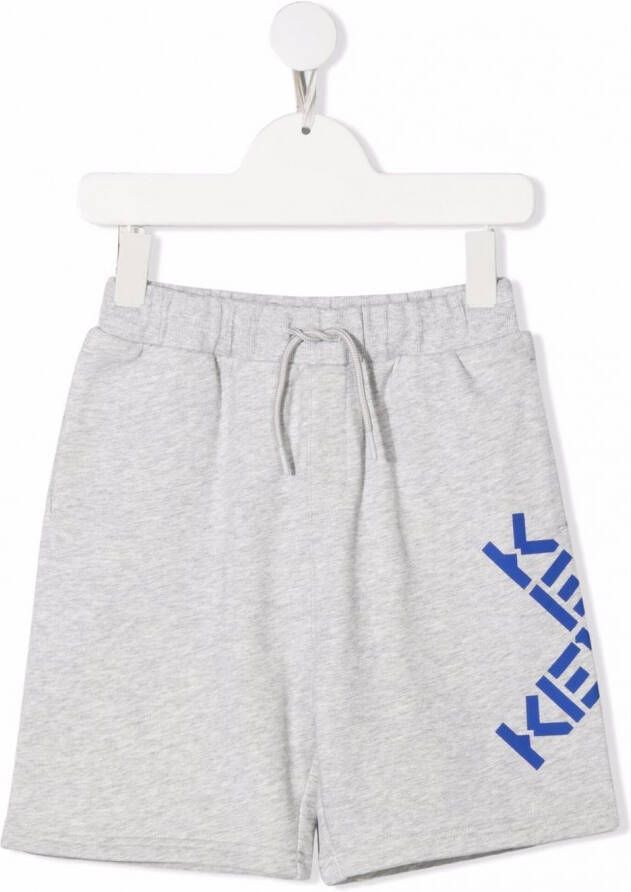 Kenzo Kids Shorts met logoprint Grijs
