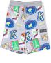 Kenzo Kids Shorts met zijstreep Grijs - Thumbnail 1