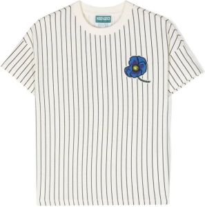 Kenzo Kids T-shirt met logoprint Wit