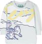 Kenzo Kids Sweater met grafische print Blauw - Thumbnail 1