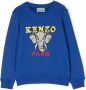Kenzo Kids Sweater met jungleprint Blauw - Thumbnail 1
