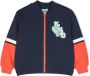 Kenzo Kids Sweater met logopatch Blauw - Thumbnail 1