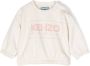 Kenzo Kids Sweater met logoprint Beige - Thumbnail 1