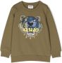 Kenzo Kids Sweater met tijgerprint Groen - Thumbnail 1