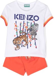 Kenzo Kids T-shirt en shorts Wit