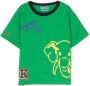 Kenzo Kids T-shirt met logoprint Groen - Thumbnail 1